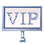 Letrero Exclusivo VIP de Plata