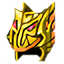 Casco del Guerrero Flameante
