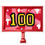 Letrero Alegría de Año Nuevo Sprite