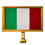 Rótulo  "<3 Italia"
