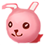 Gorrito de Conejo Rosa Claro