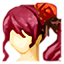 Tocado de Rosa Roja