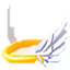 Aureola de Ángel Sacro con Alas