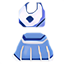 Uniforme de Porrista de Argentina