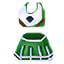 Uniforme de Porrista de Argelia