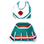 Uniforme de Porrista de México