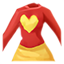 Conjunto Femenino de Grillo Rojo