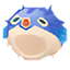Tocado de Sprite Pez Globo