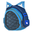 Sombrero con Orejas de Gato Rock n'Roll Azul Oscuro