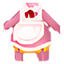 Uniforme de Sirvienta Rosa