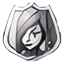 Emblema Mutante Reina Escorpión Azul