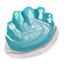Pastelito Gema Azul