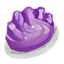 Pastelito Corazón Violeta