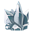 Fragmento de Cristal Opaco