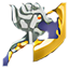 Hacha León Blanco de Ewan Reforzada