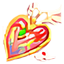 Escudo Corazón Rosa Soñador
