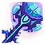 Insignia de Martillo Cristalino Fantasmático