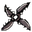 Shuriken de hierro grueso